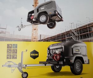 Koud water hoge druk trailer