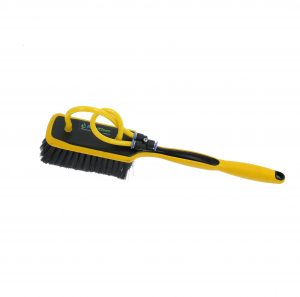 Handborstel met 2 straalnozzles